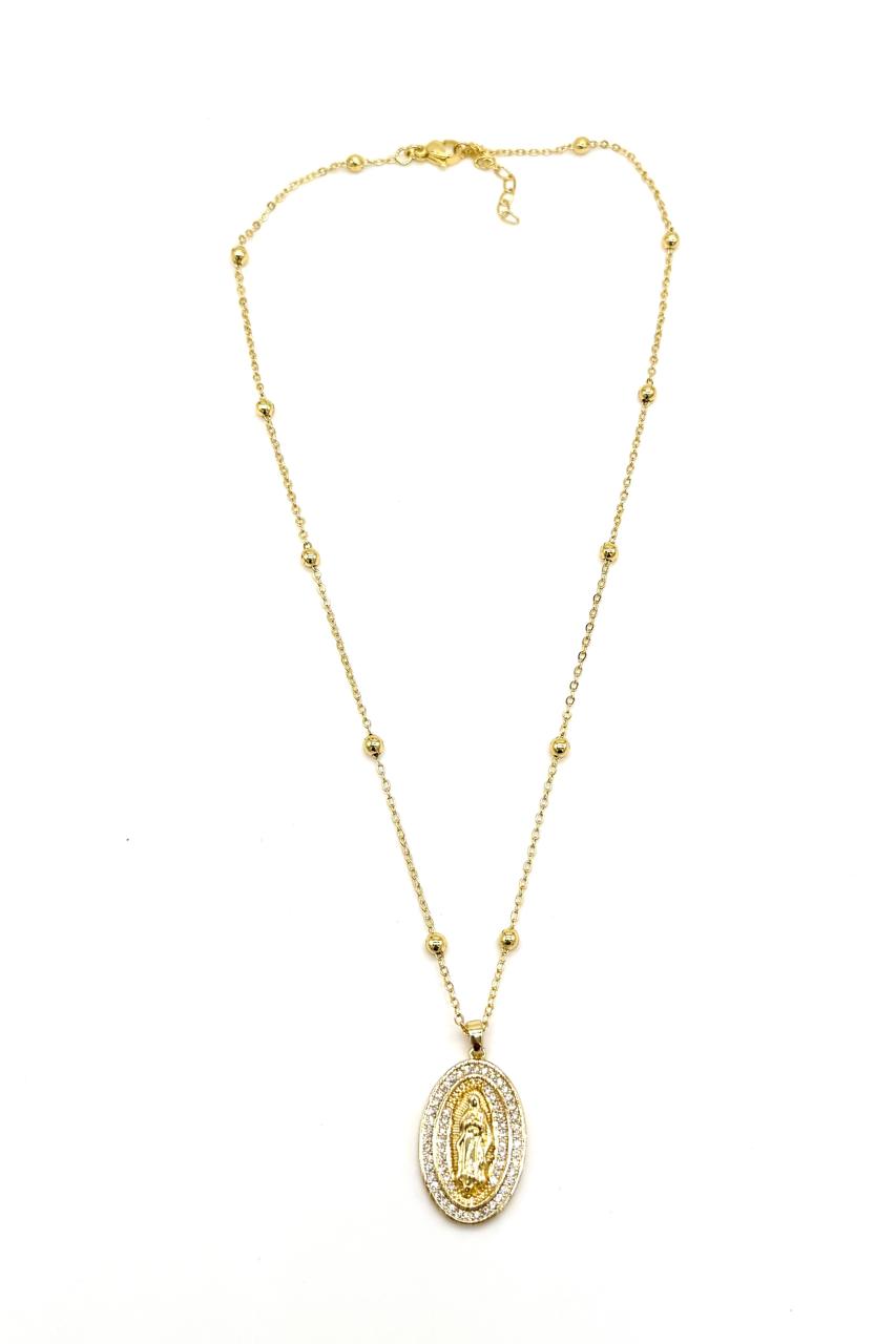 CADENA BALINES VIRGEN DE GUADALUPE