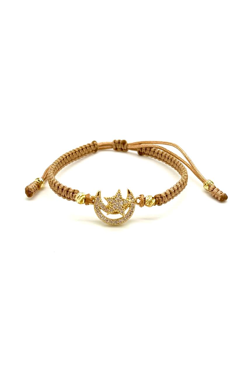 PULSERA LUNA ESTRELLA ANTI ESTRÉS