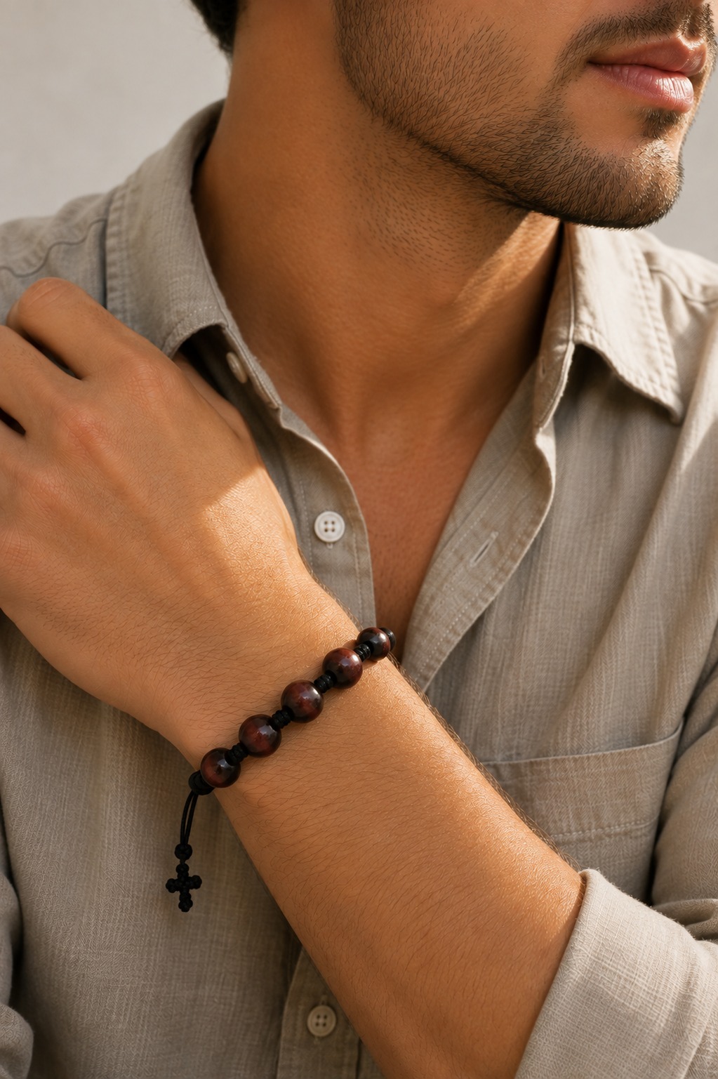 PULSERA DENARIO MADERA