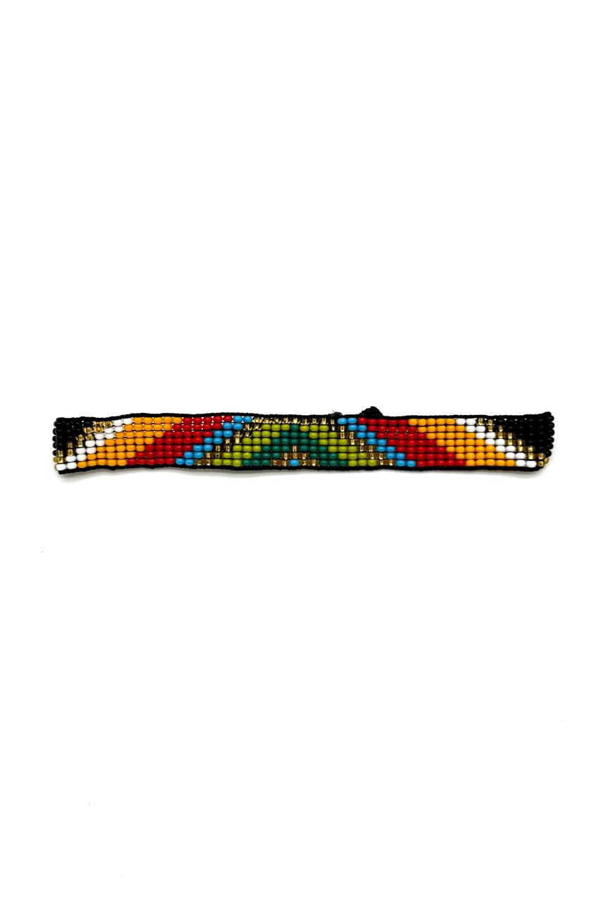 PULSERA ARCO IRIS TELAR