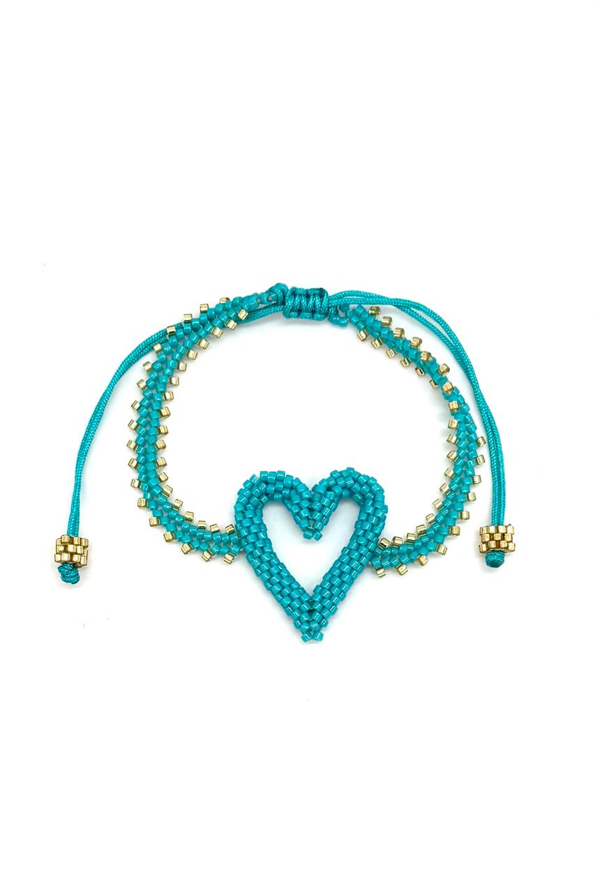 PULSERA CORAZÓN MIYUKI 3D
