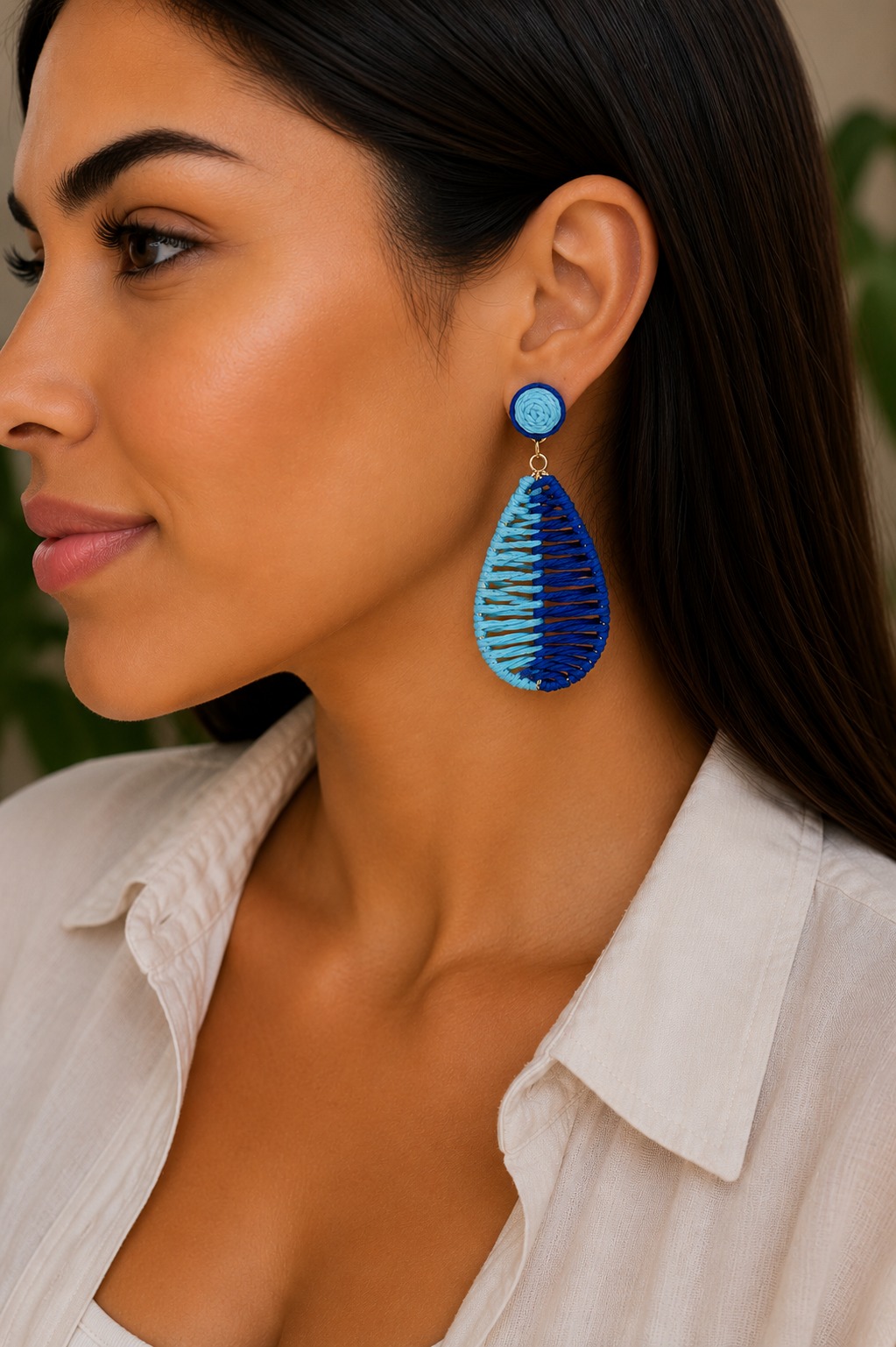 ARETES GOTA RAFIA