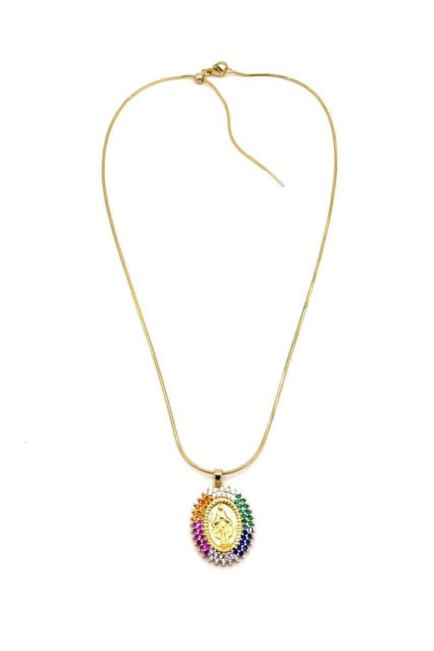 CADENA MEDALLA VIRGEN MILAGROSA