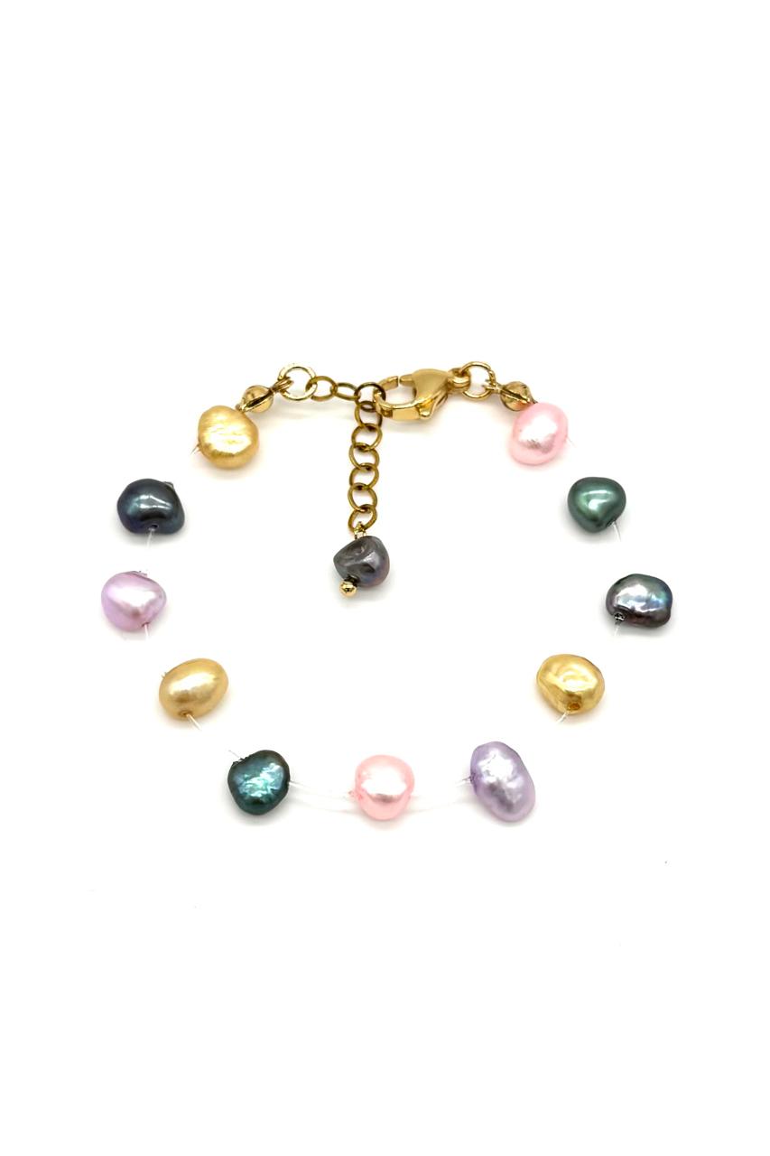 PULSERA FANTASMA PERLA BIWA