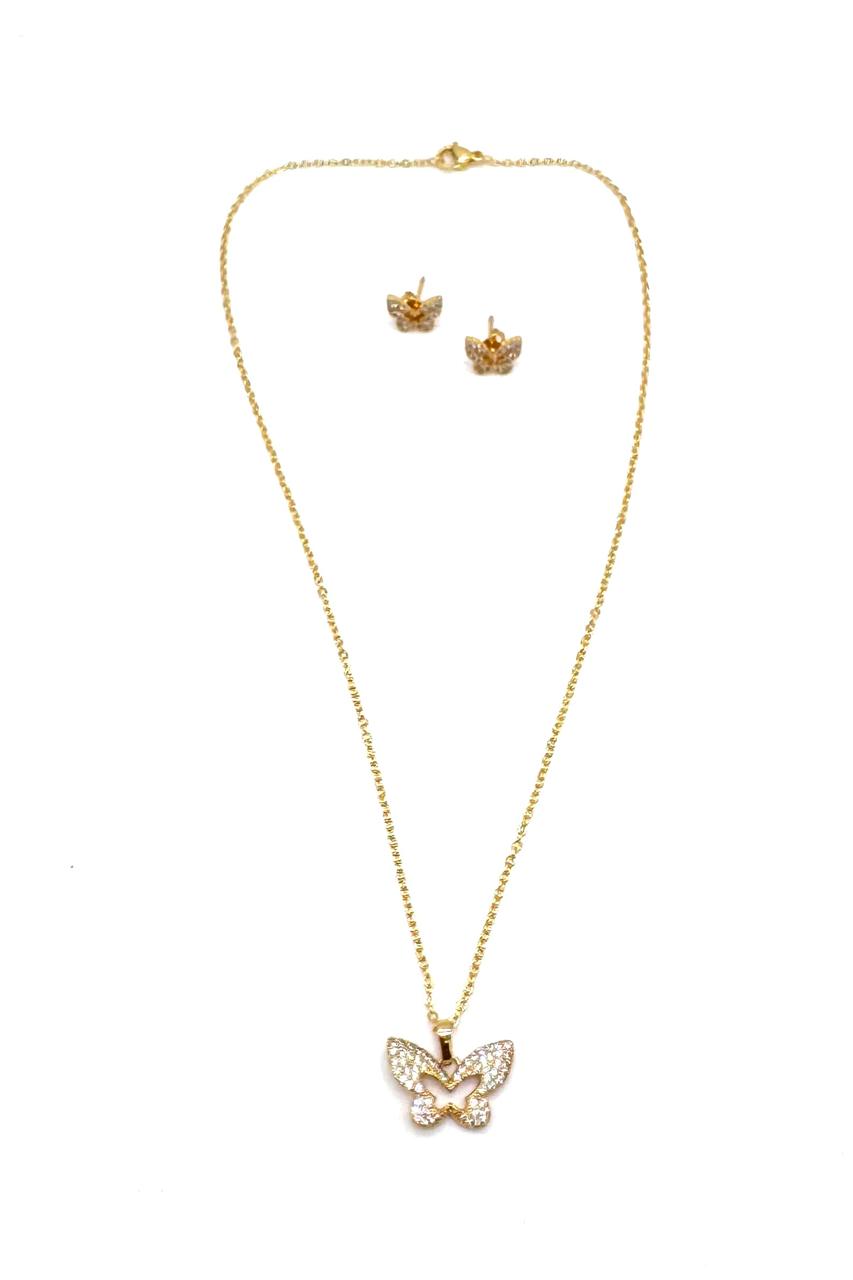 JUEGO MARIPOSAS MICRO ZIRCÓN