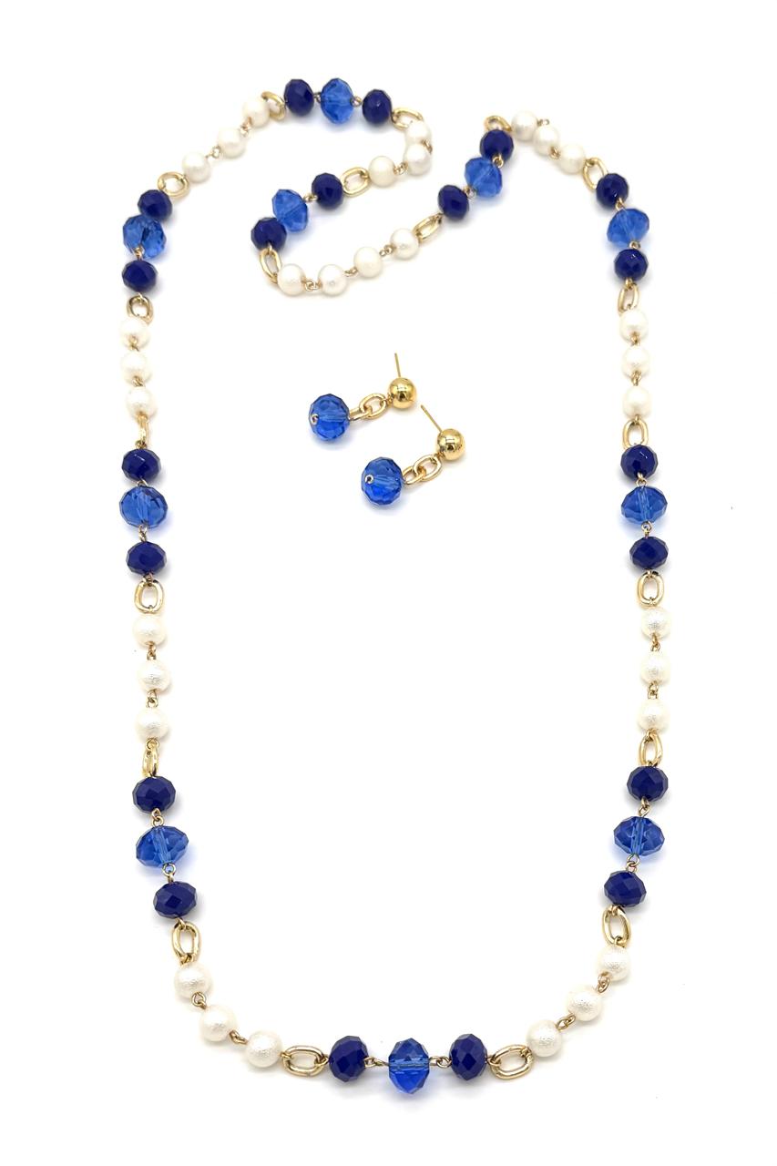 COLLAR PERLA GRAMELADA CRISTAL