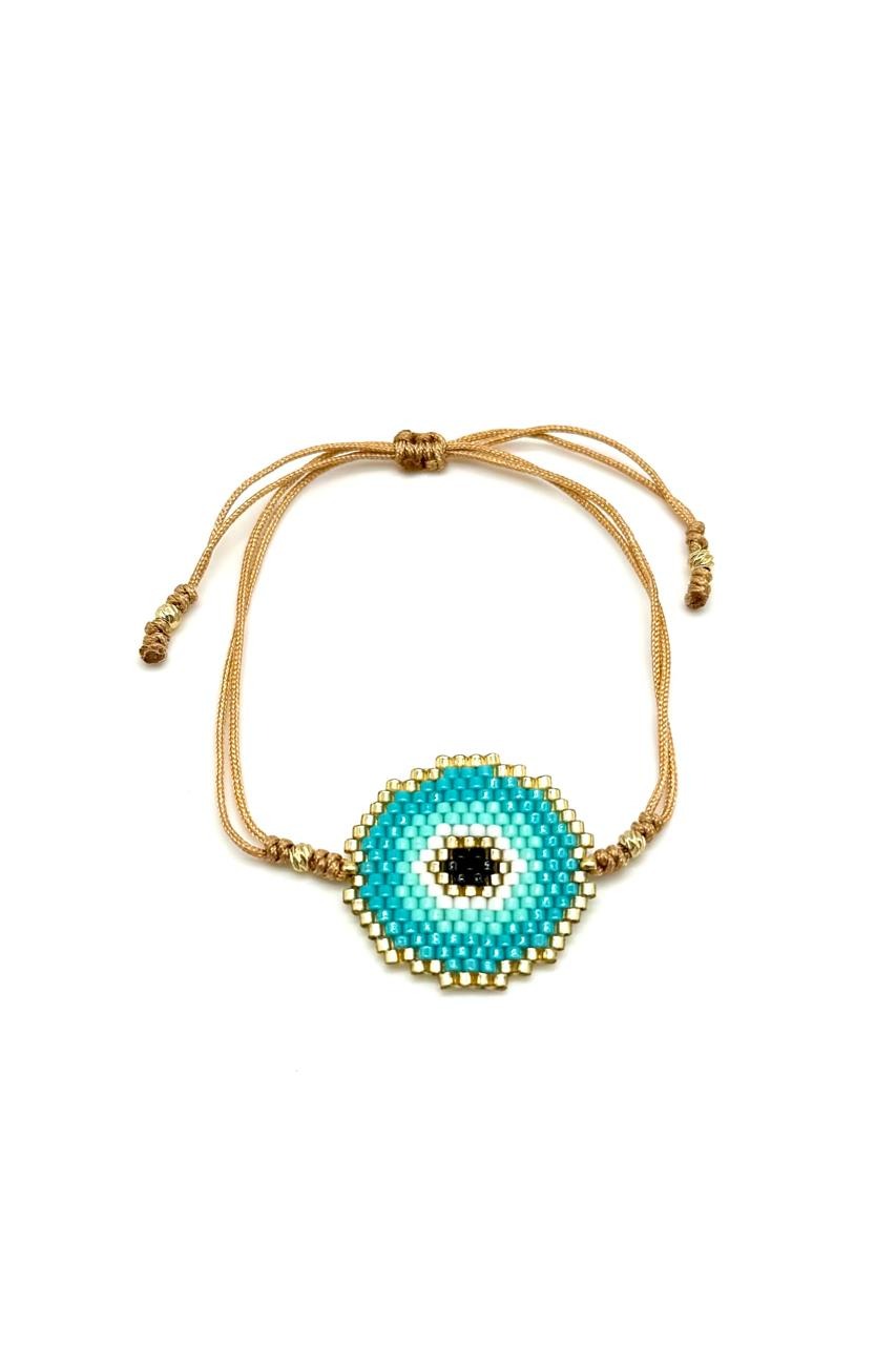 PULSERA CIRCULO OJO TURCO MIYUKI