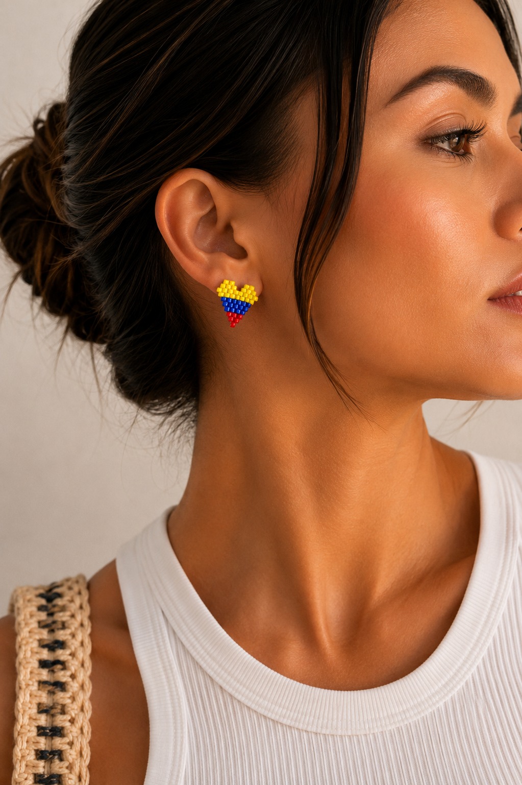 ARETES CORAZÓN COLOMBIA MIYUKI