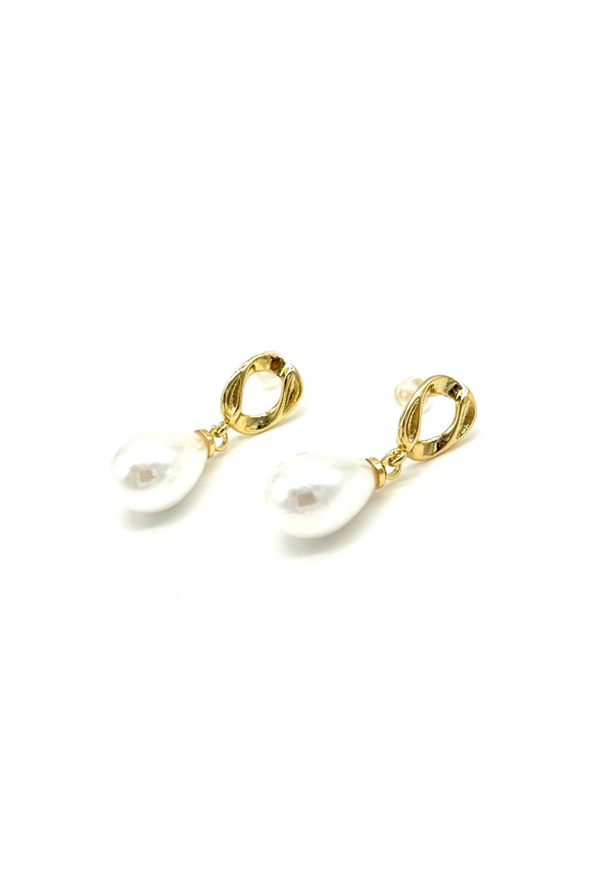 ARETES PERLA RODIO ARGOLLA