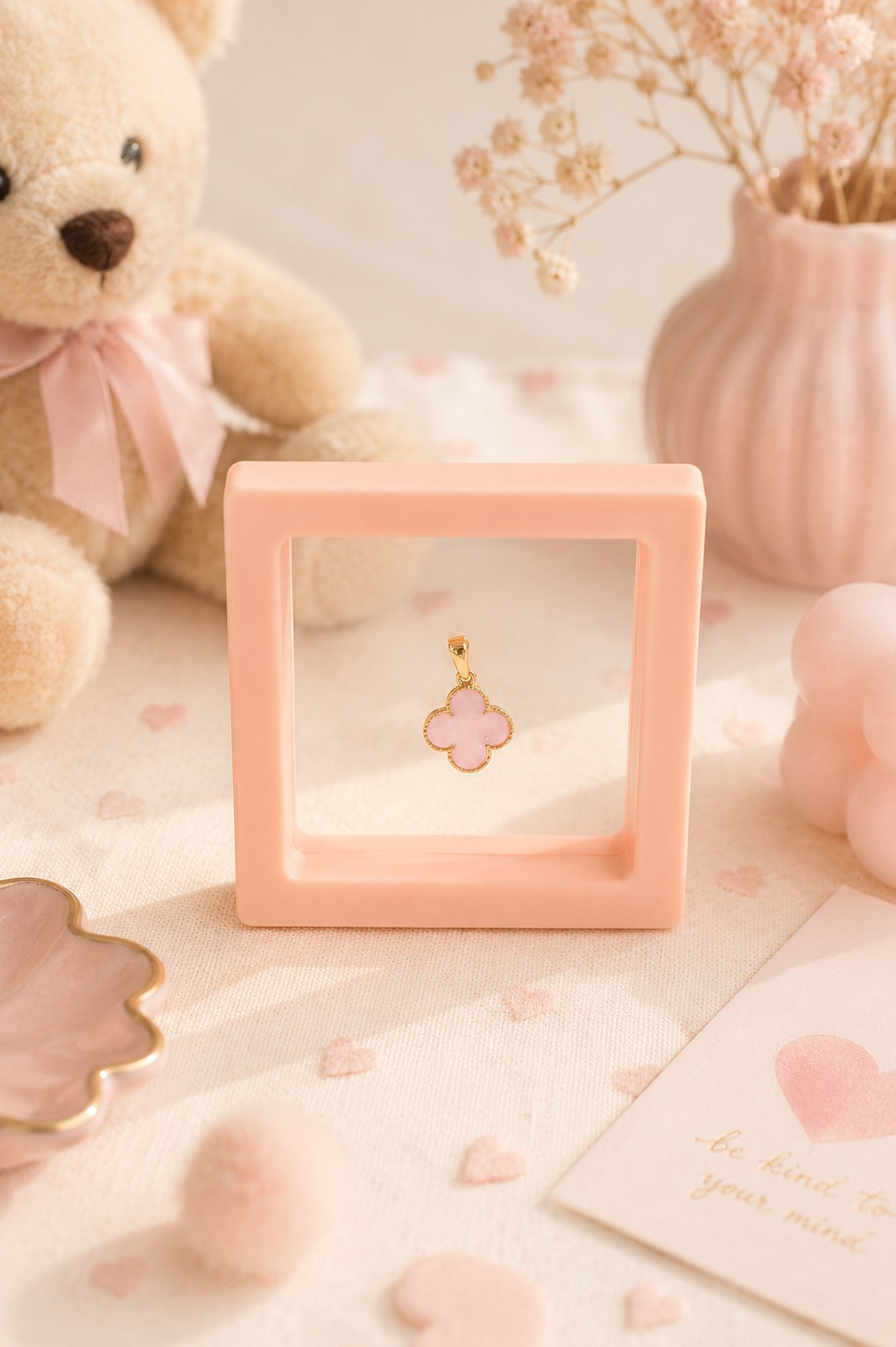 DIJE TRÉBOL ORO LAMINADO 18K