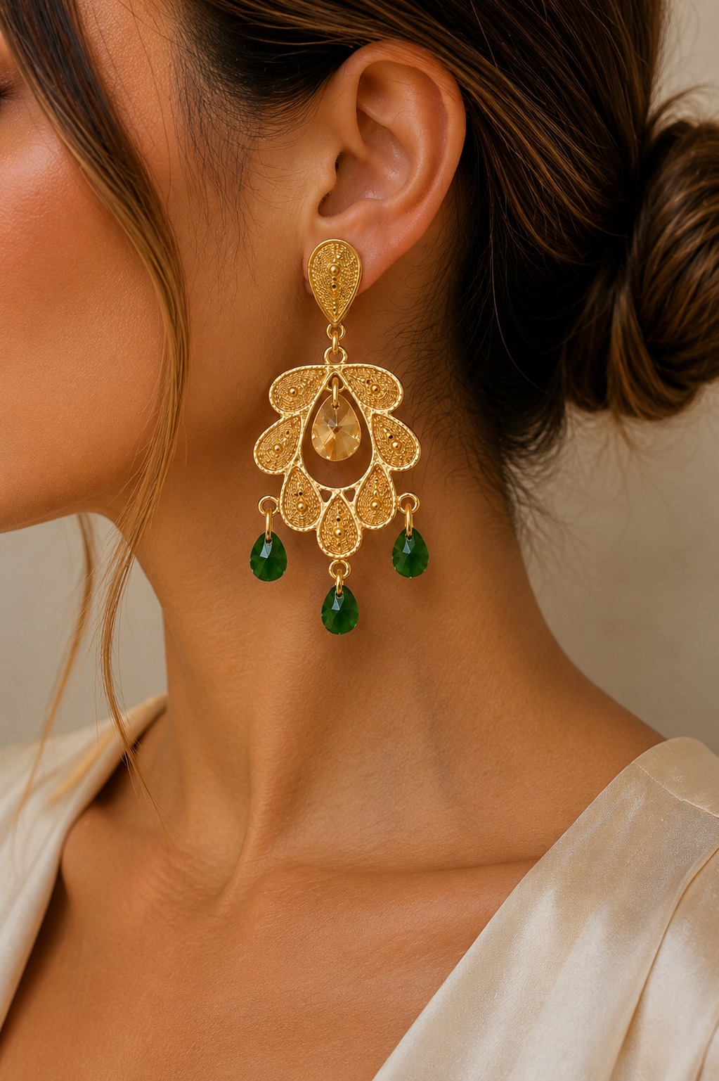 ARETES GITANOS CRISTAL AUSTRIACO