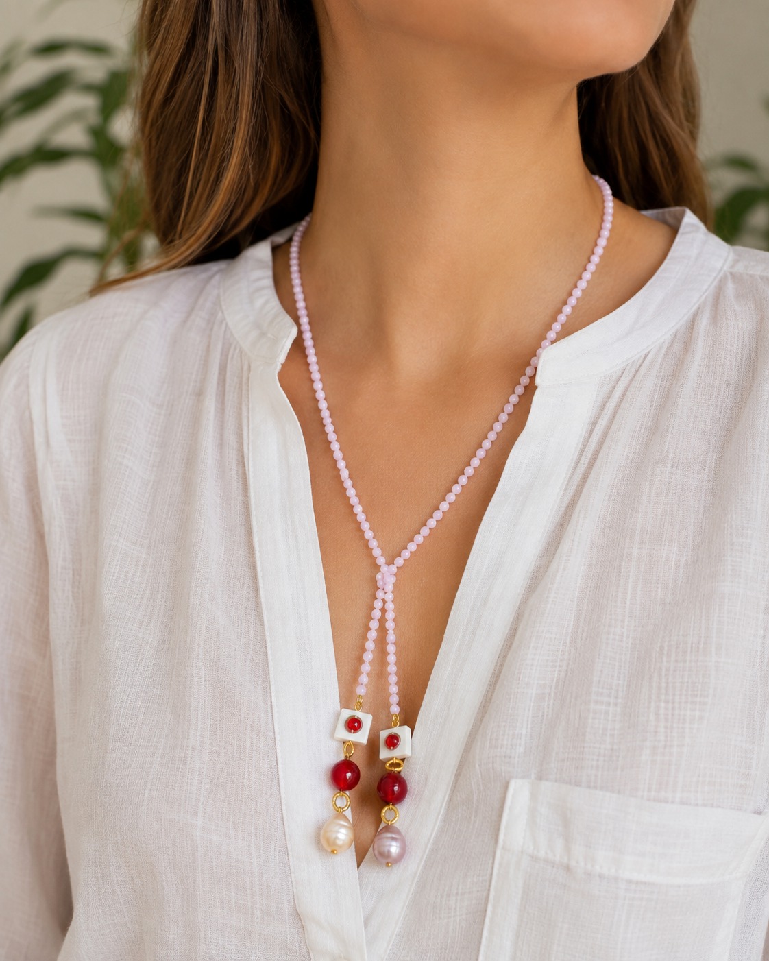 COLLAR DOBLE USO CRISTAL