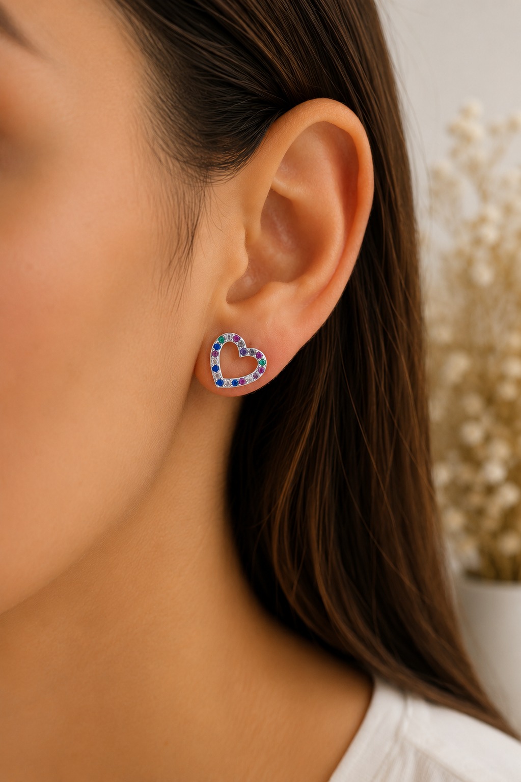 ARETES CORAZÓN MICRO ZIRCÓN