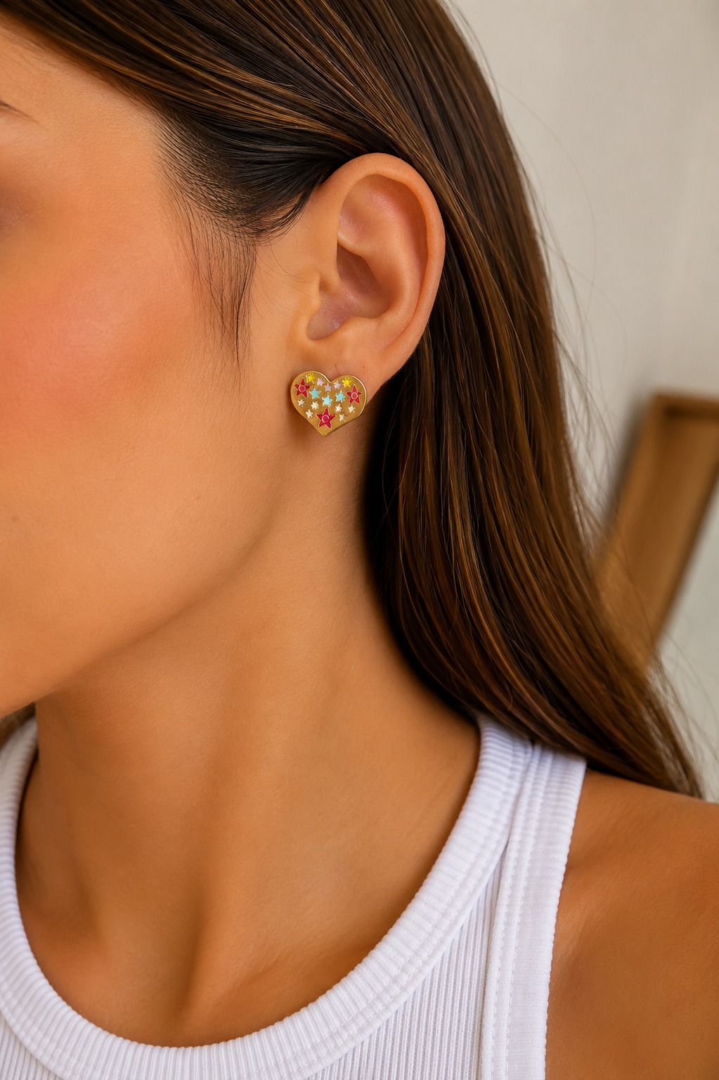 ARETES CORAZÓN ESTRELLA