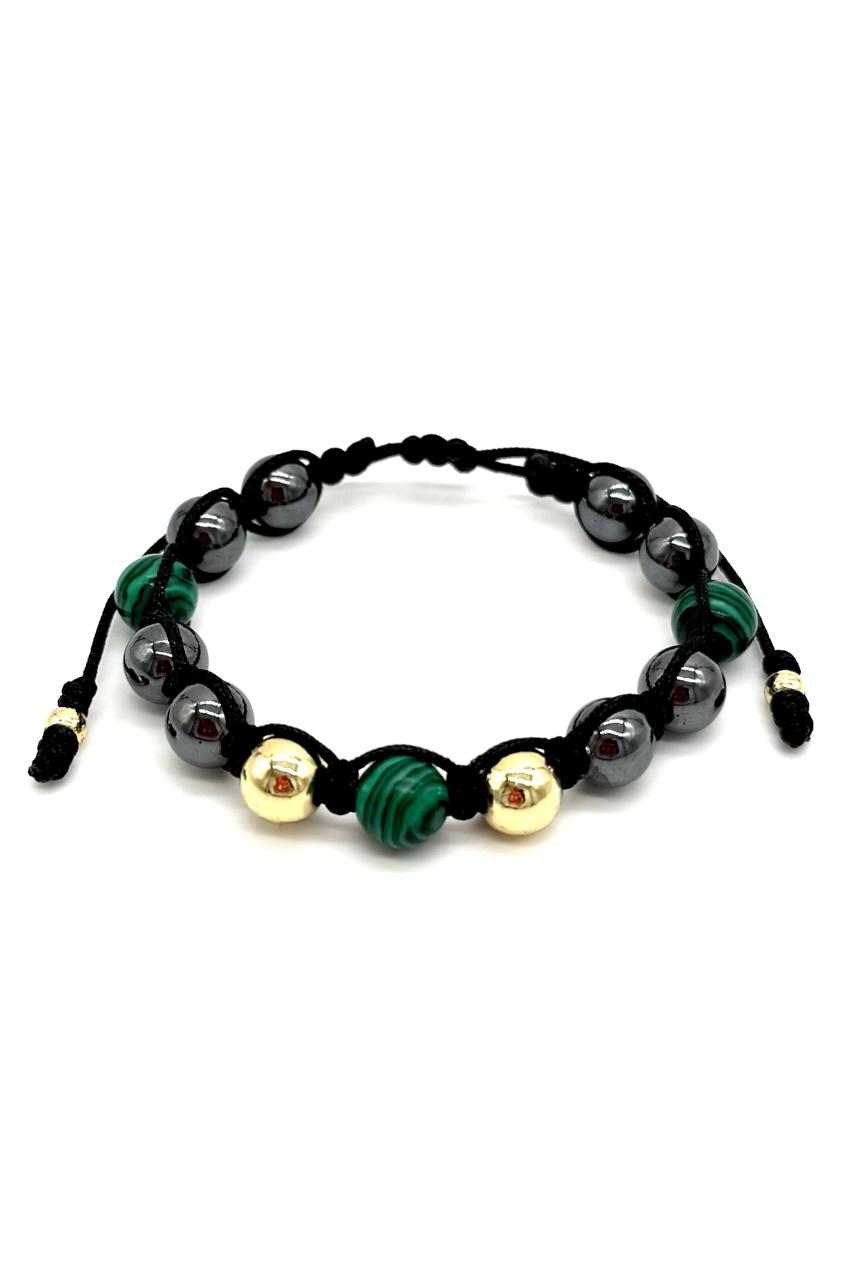 PULSERAS MALAQUITA ACERINA