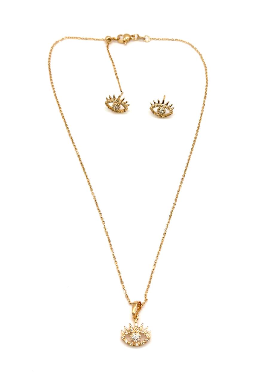 JUEGO MICRO ZIRCÓN OJO TURCO