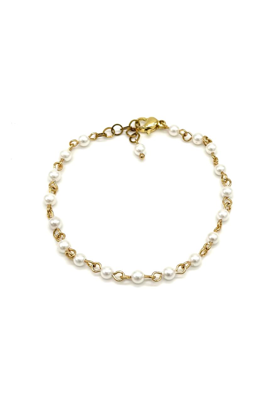 PULSERA PERLA POLVO DE NÁCAR