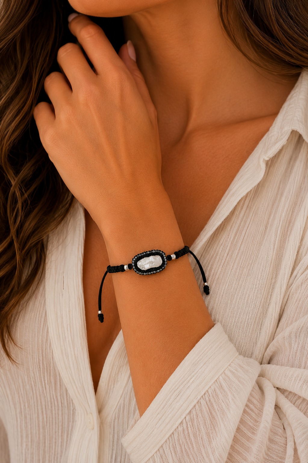 PULSERA MARQUESITA NEGRA