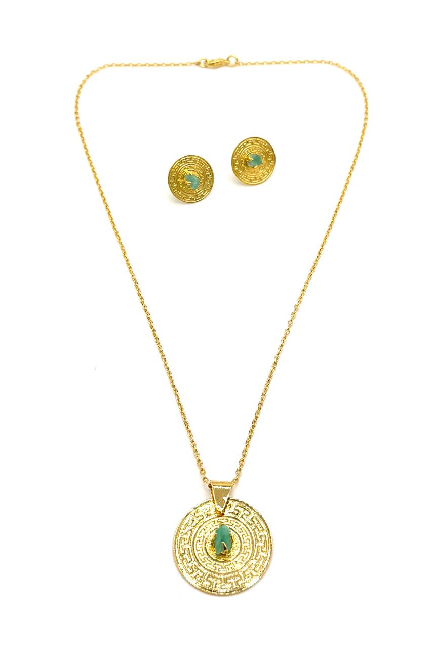 JUEGO MONEDA MURRALLA ESMERALDA BRONCE ORO
