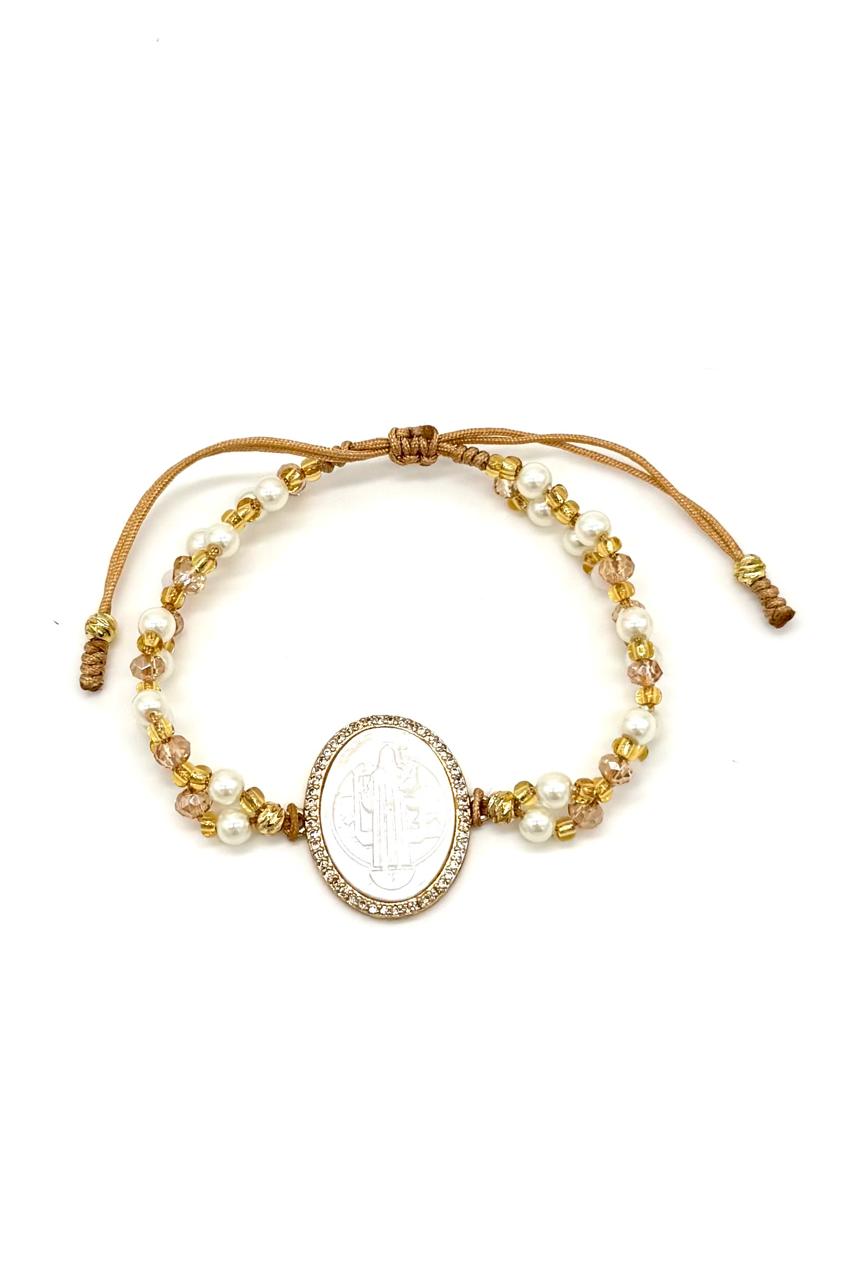 PULSERA SAN BENITO NÁCAR