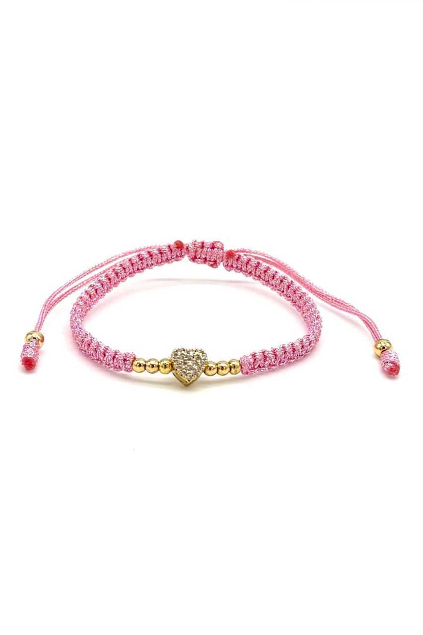 PULSERA MICRO ZIRCÓN CORAZÓN