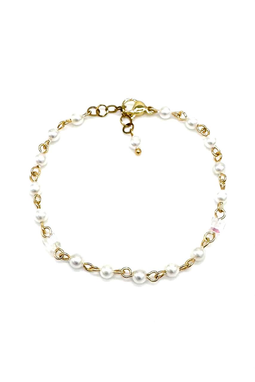 PULSERA PERLA POLVO DE NÁCAR