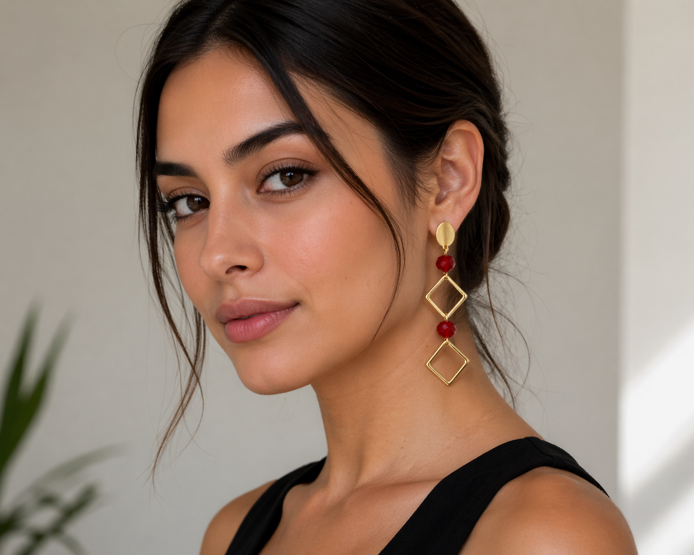 ARETES CRISTAL ROMBOS