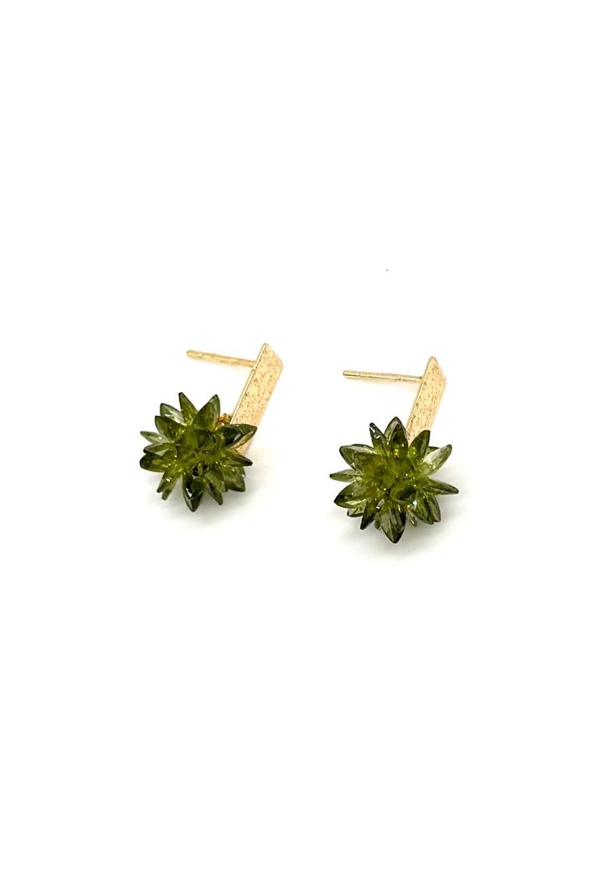 ARETES CRISTAL TEJIDOS