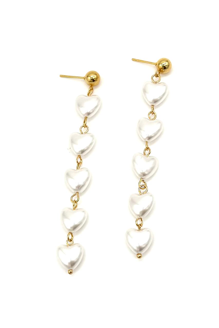 ARETES CORAZONES RODIO