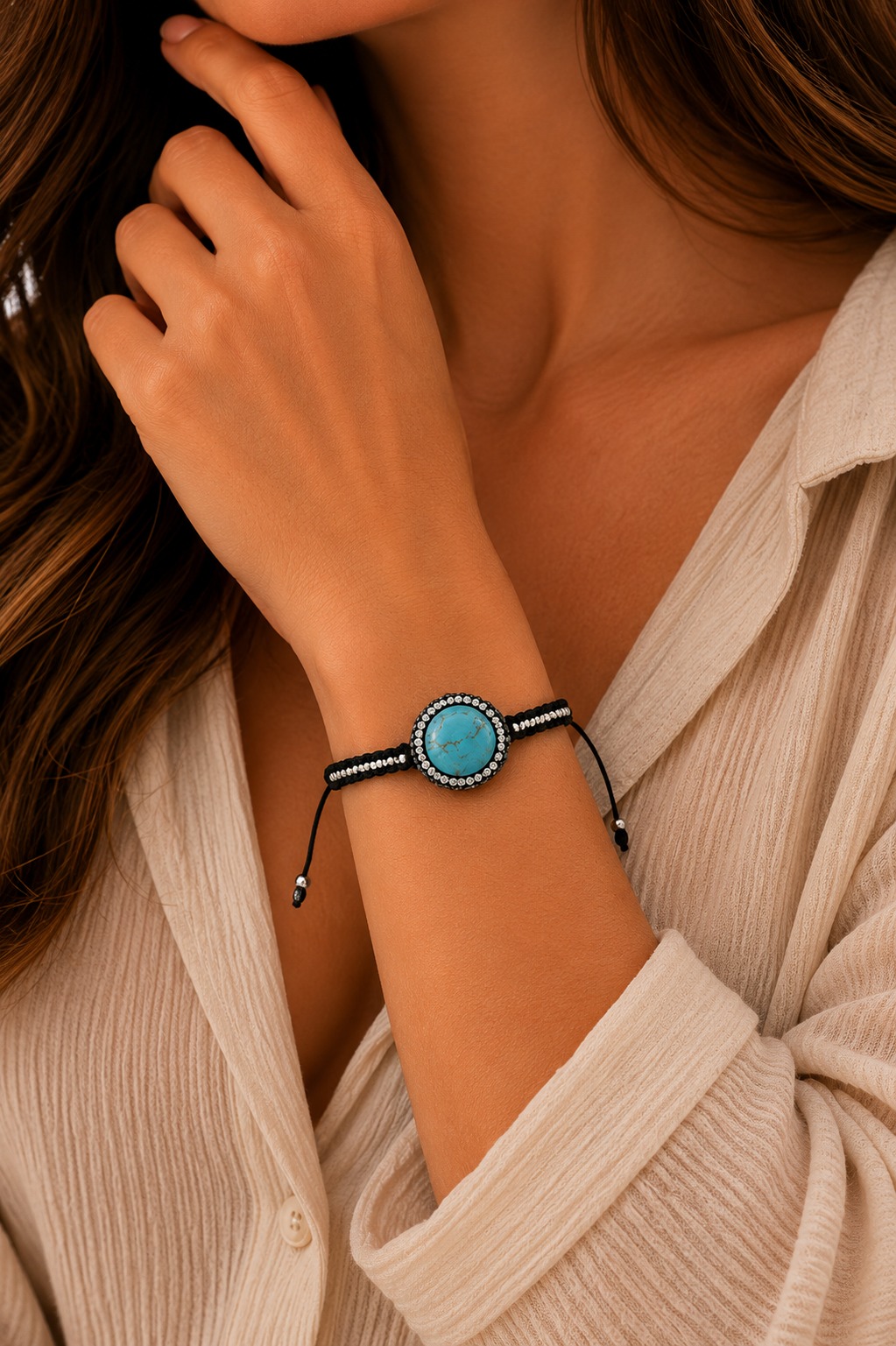 PULSERA MARQUESITA TURQUESA