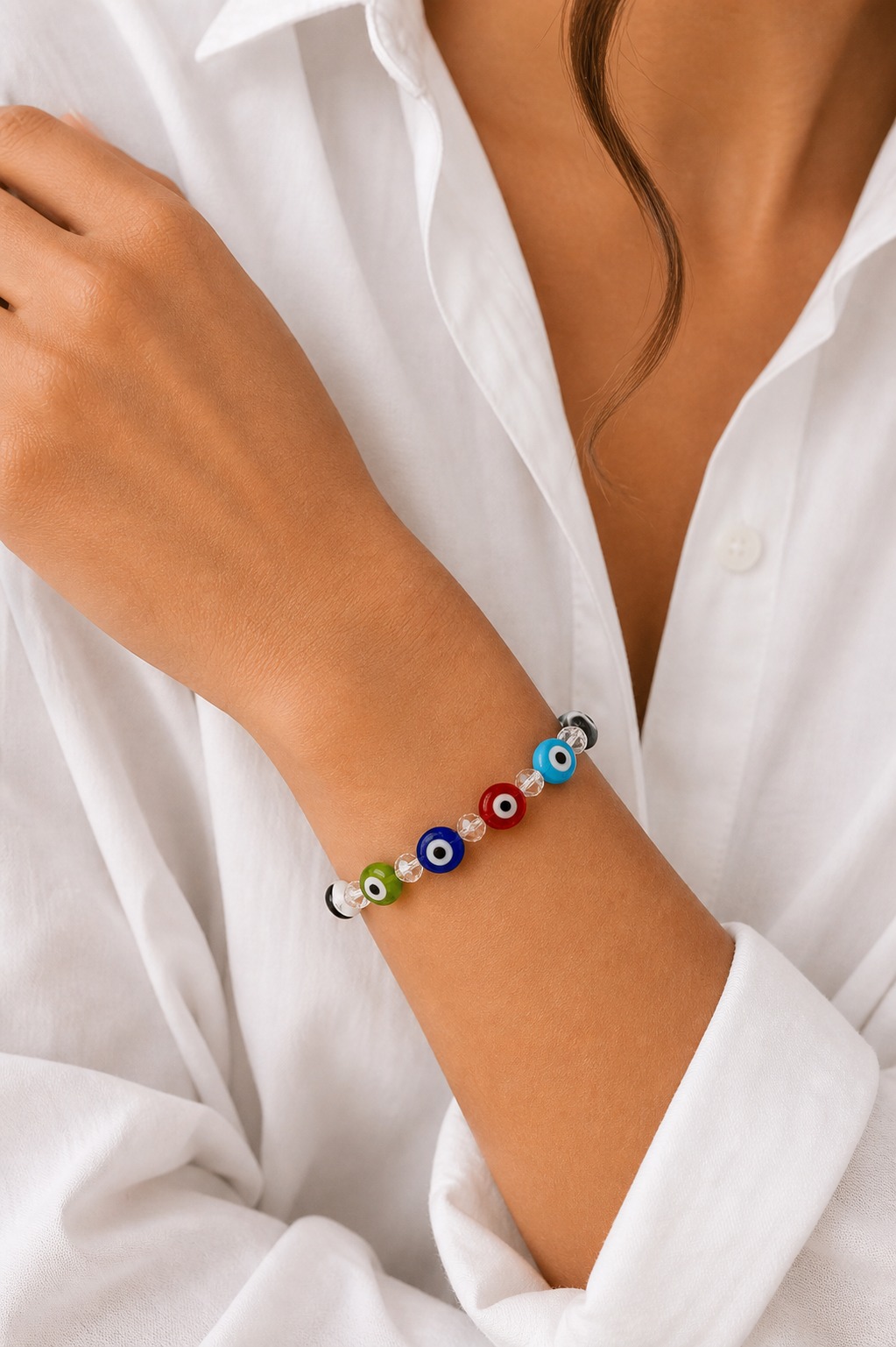 PULSERA OJO TURCO CRISTAL
