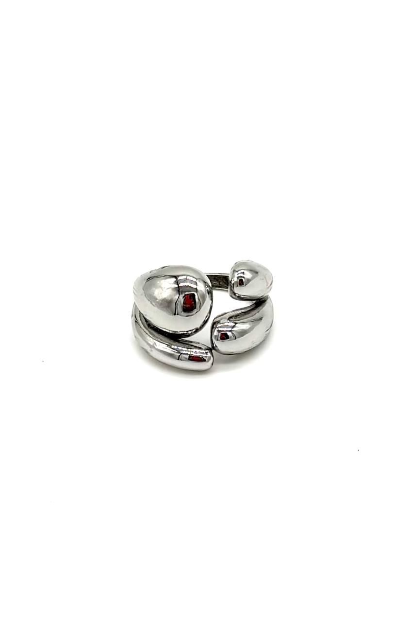ANILLO CHUNKY PLATEADO