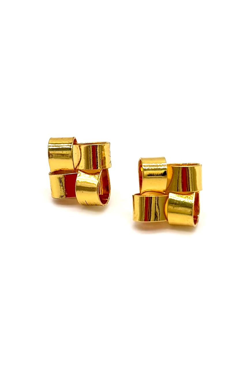 ARETE CINTA BRONCE ORO
