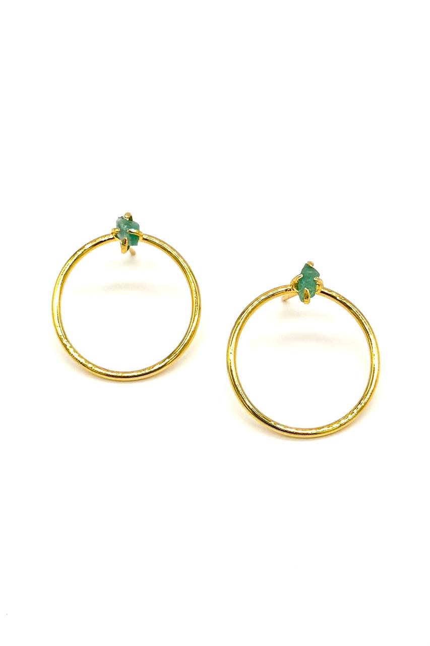 ARETES MONICA MURRALLA ESMERALDA