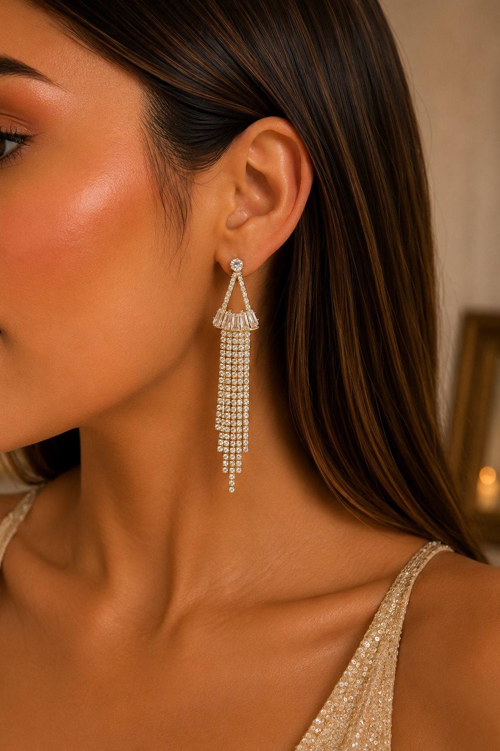 ARETES LLUVIA RODIO