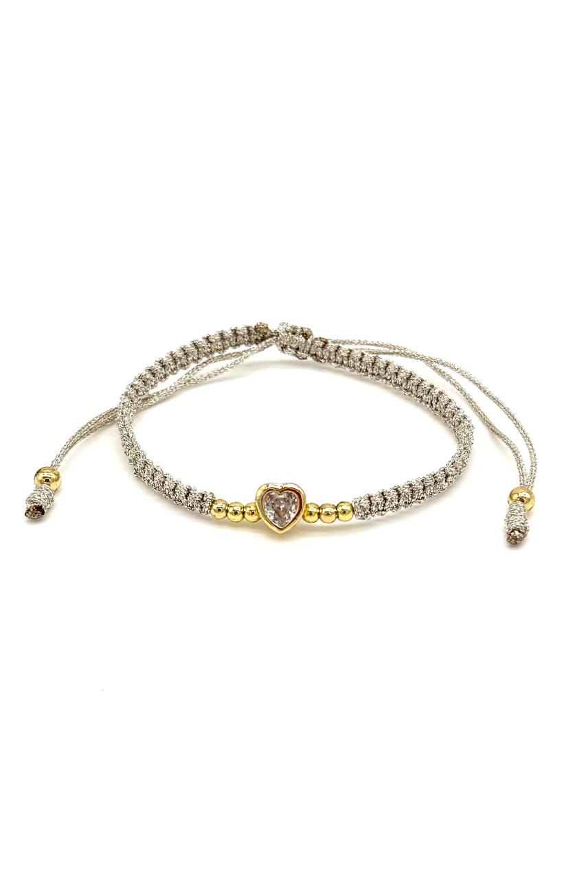 PULSERA CORAZÓN ZIRCÓN