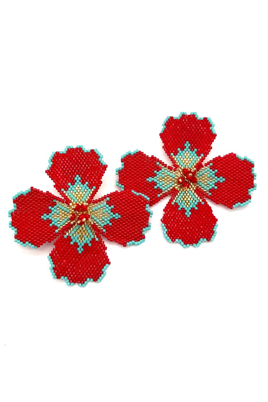 ARETES MIYUKI FLORES