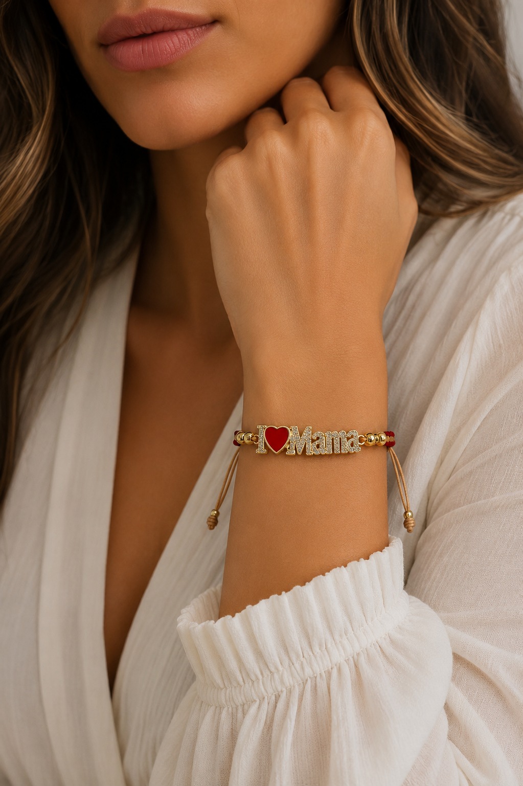 PULSERA MAMÁ CORAZÓN