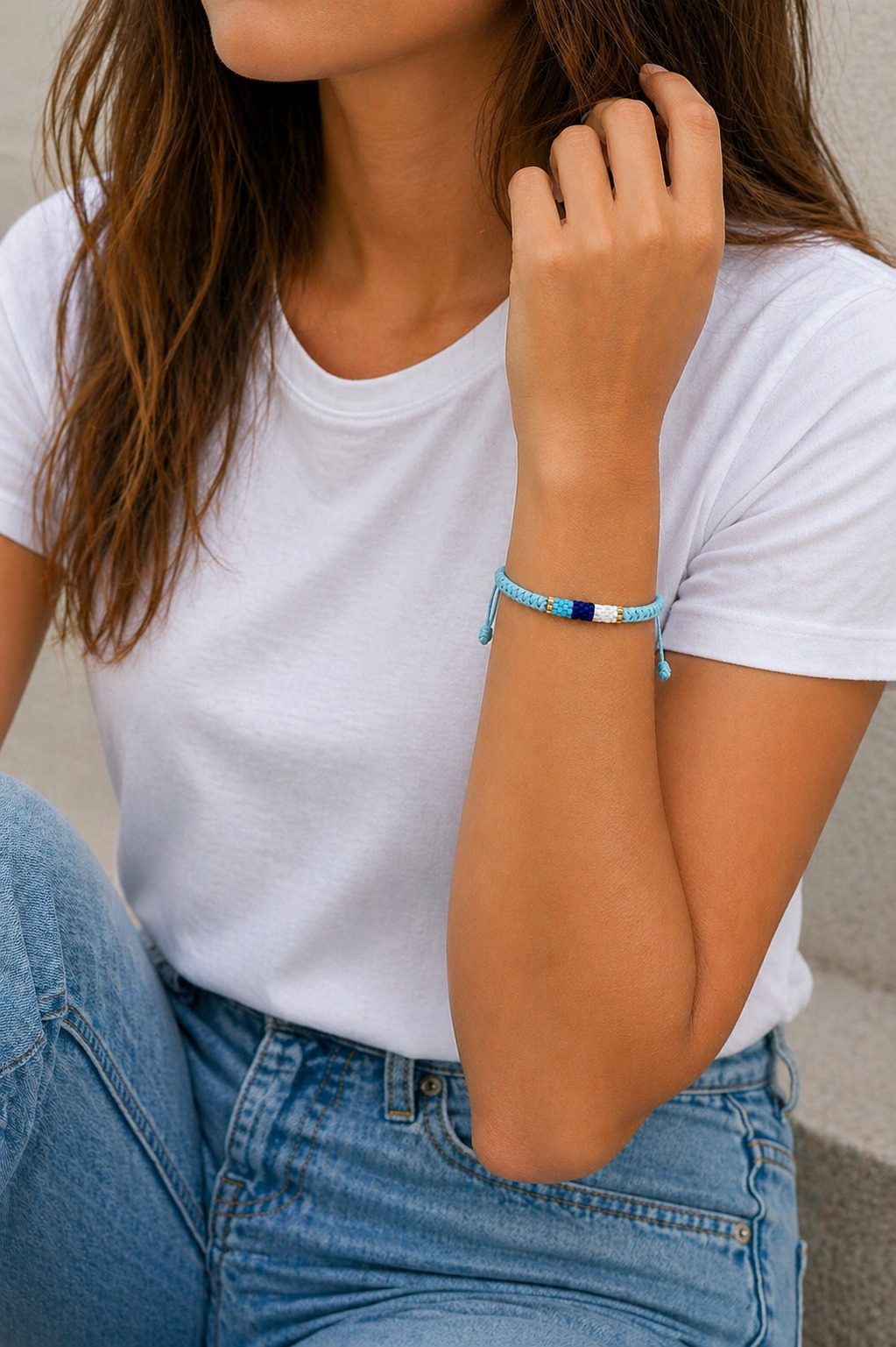 PULSERA TUBO MIYUKI CUERO VÍBORA