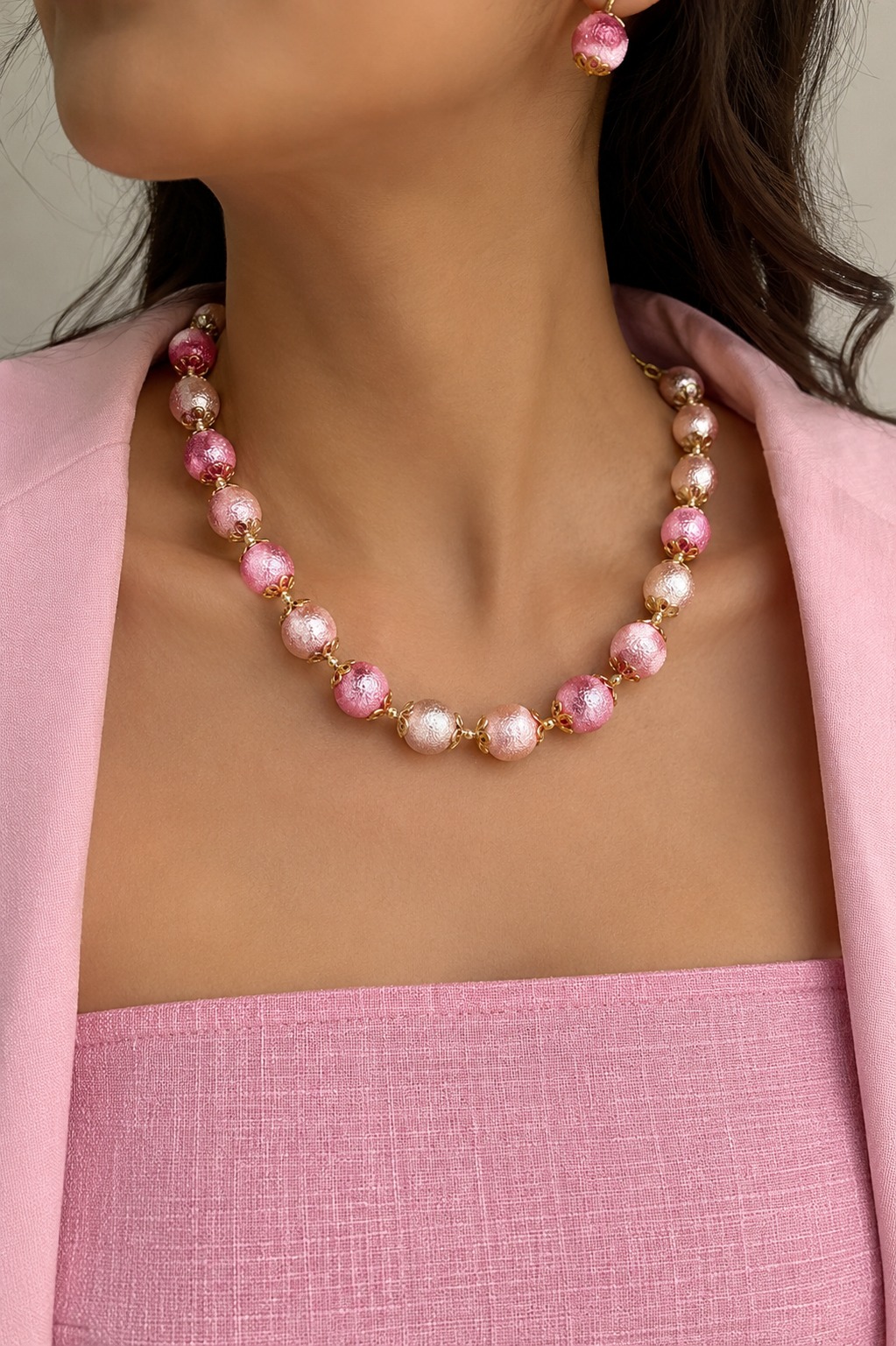 COLLAR PERLA GRAMELADA