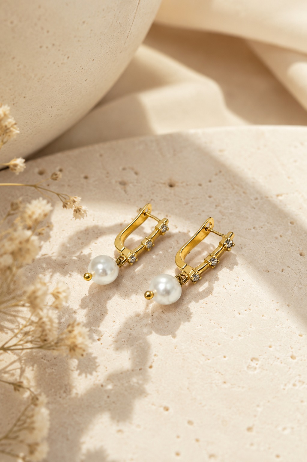 ARETES PERLA CULTIVADA