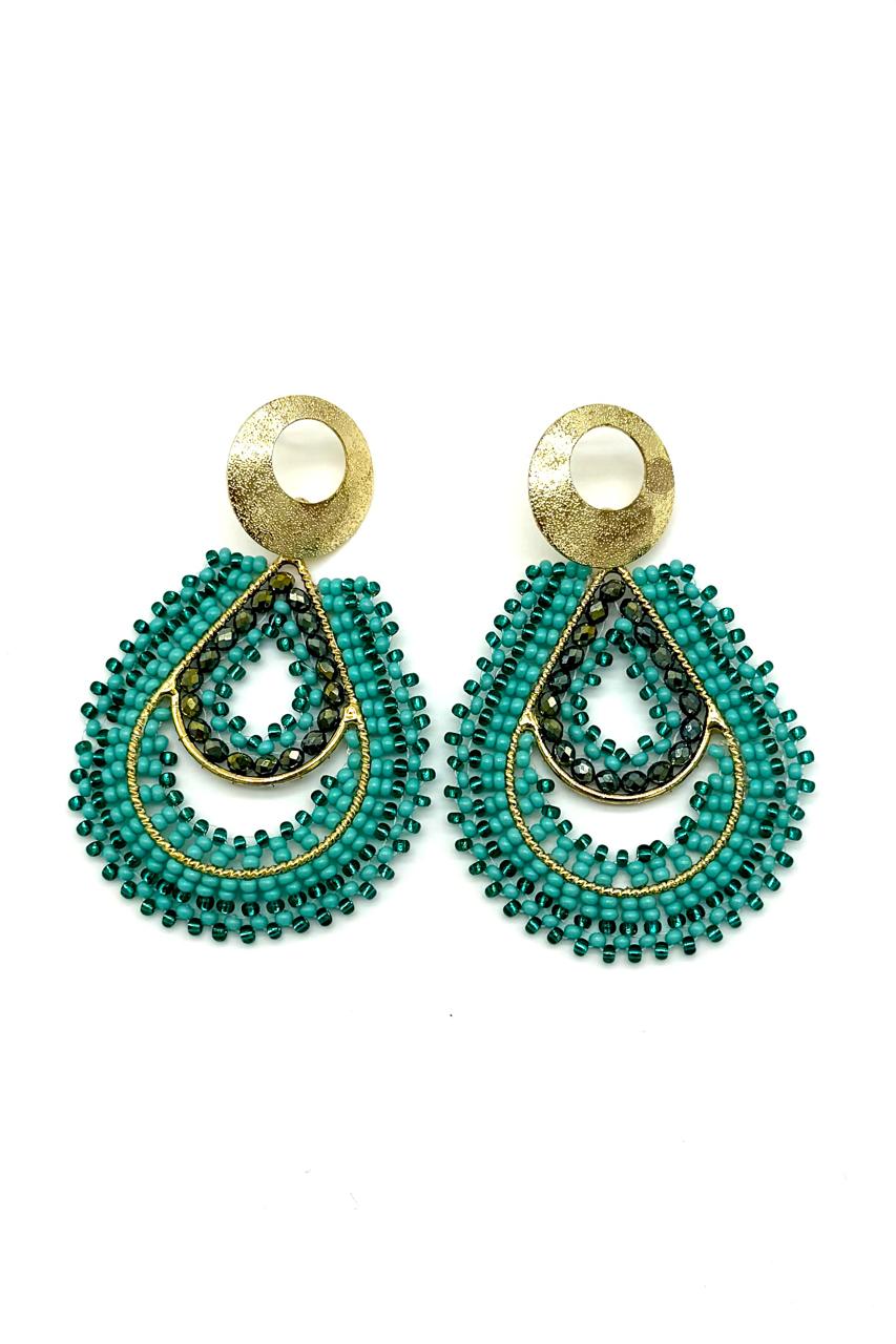 ARETES OVALADOS PEYOTE