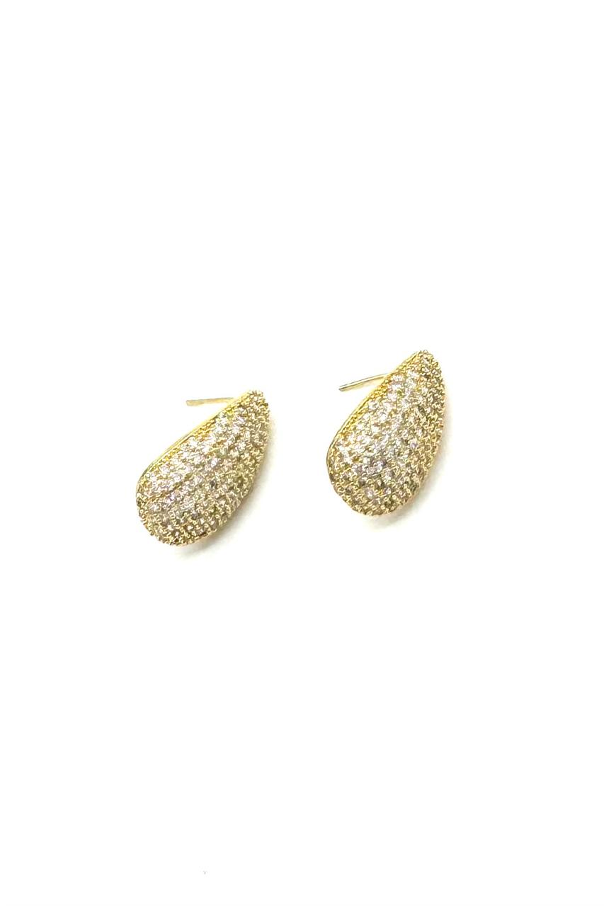 ARETES DIAMANTADOS RODIO