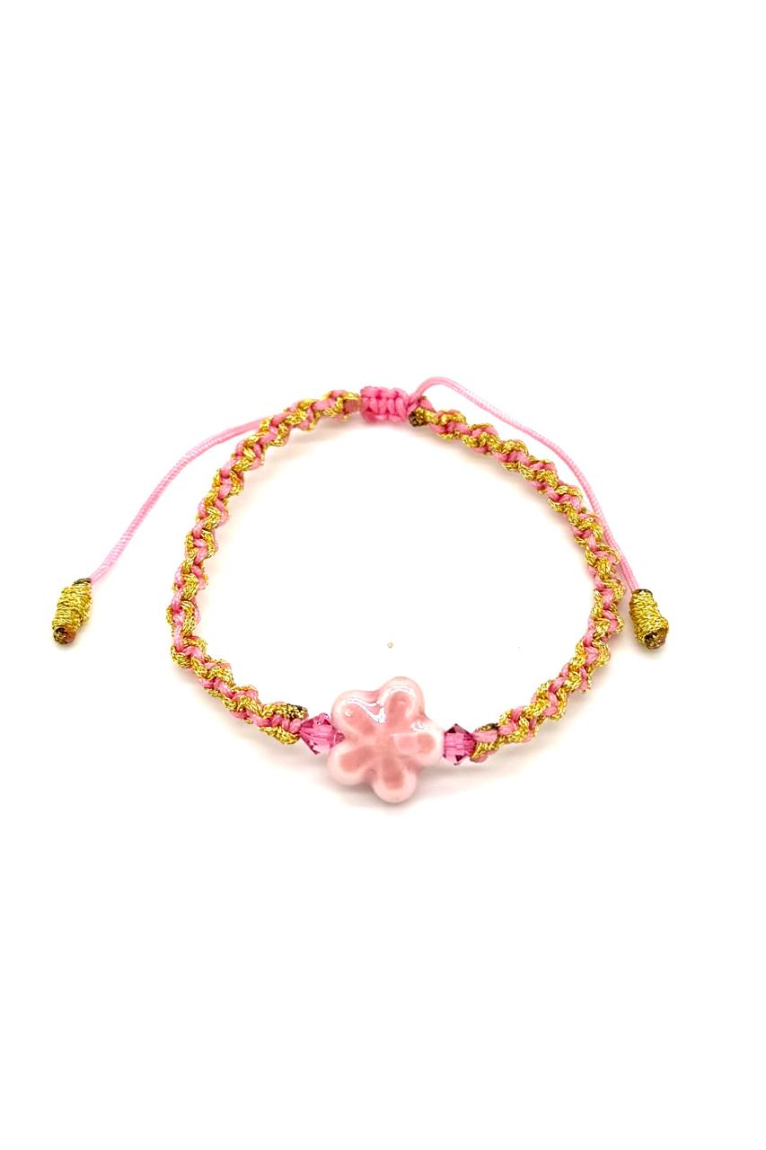 PULSERA FLOR CERÁMICA