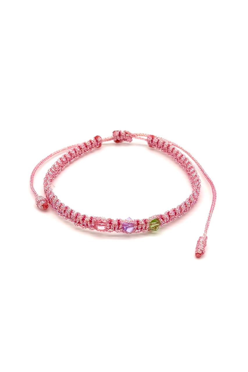 PULSERA METALIZADA CRISTAL