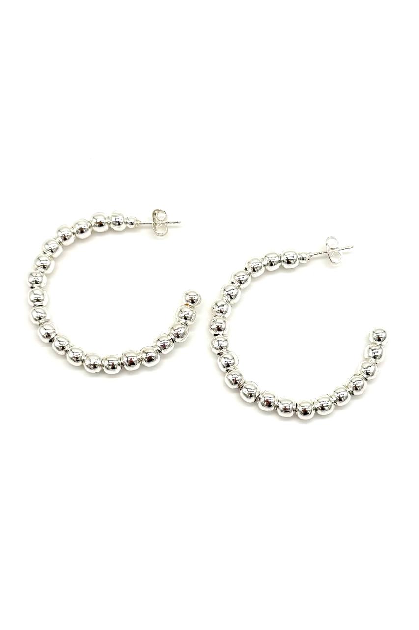 ARETES BALÍN #5 PLATINADO