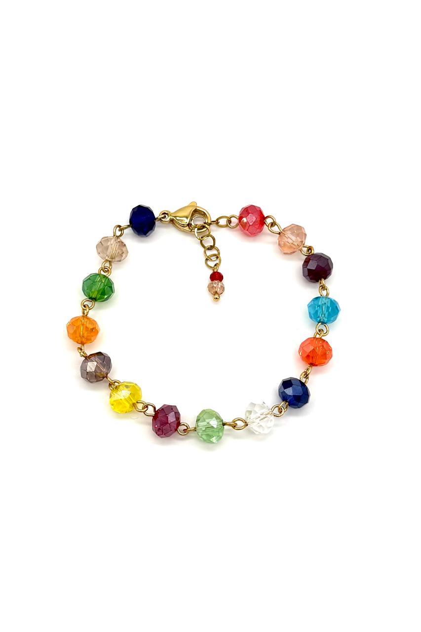 PULSERA MULTICOLOR CRISTAL