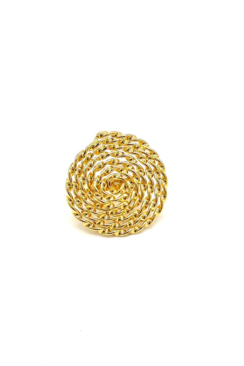 ANILLO BRONCE ORO MELCOCHA