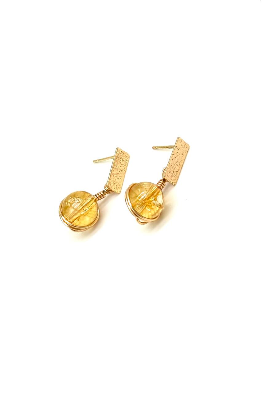 ARETES CITRINO GOLDFIELD