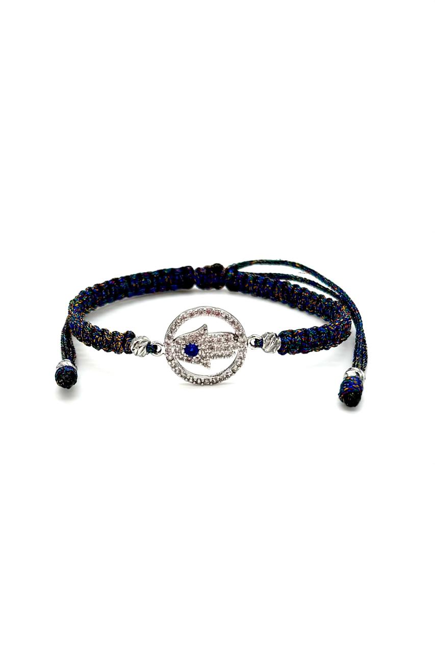 PULSERA MANO HAMSA MICRO ZIRCÓN